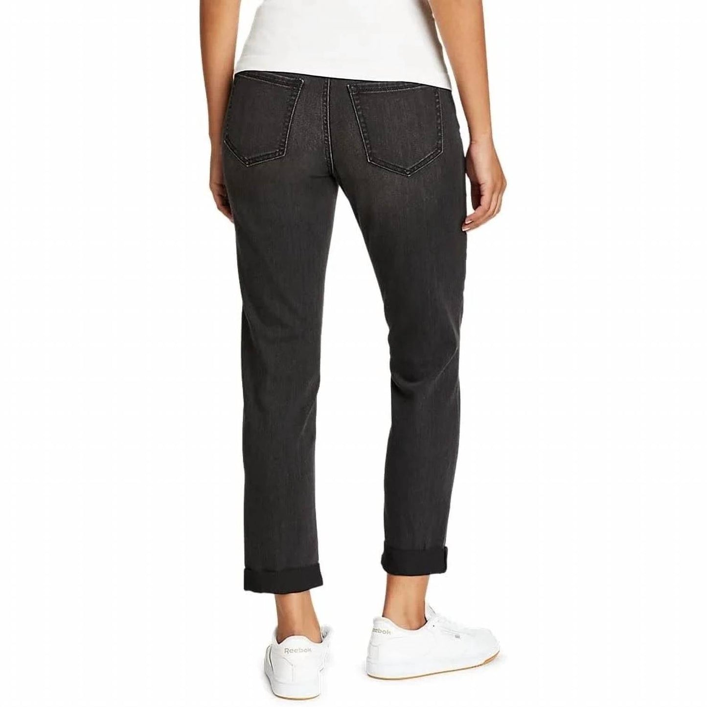 Boyfriend Mid Rise Slim Jeans - Plus
