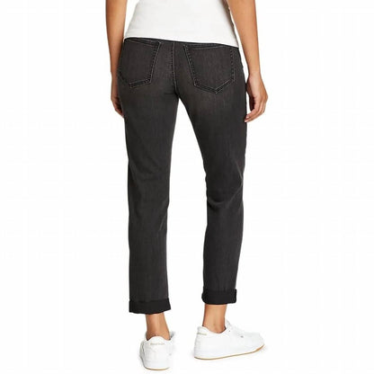 Boyfriend Mid Rise Slim Jeans - Plus