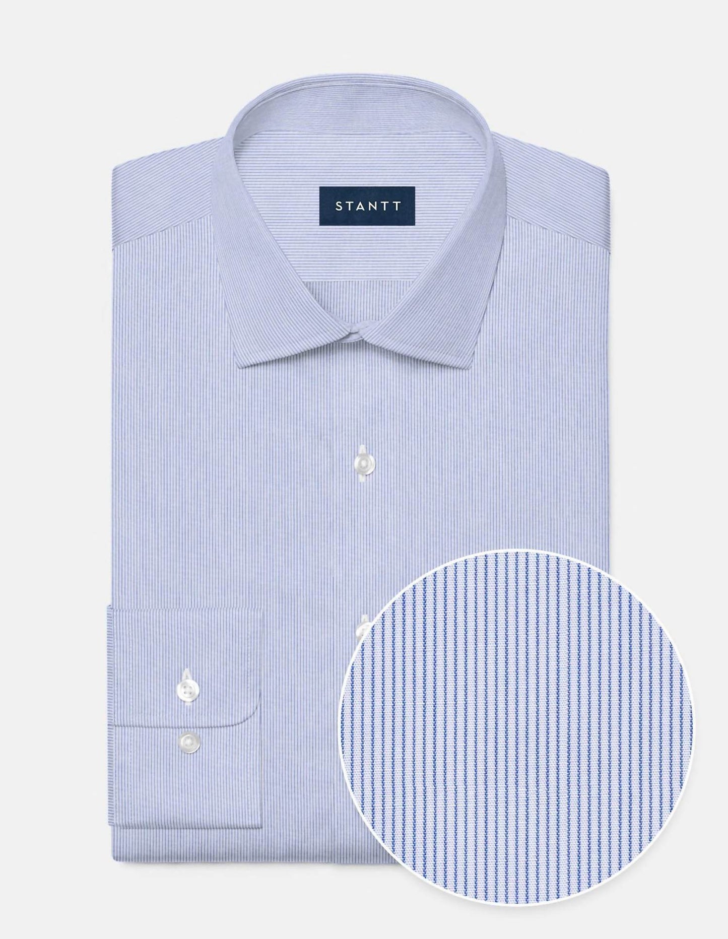 Stantt - Hairline Stripe Button Down Shirt - Rack Hunt -