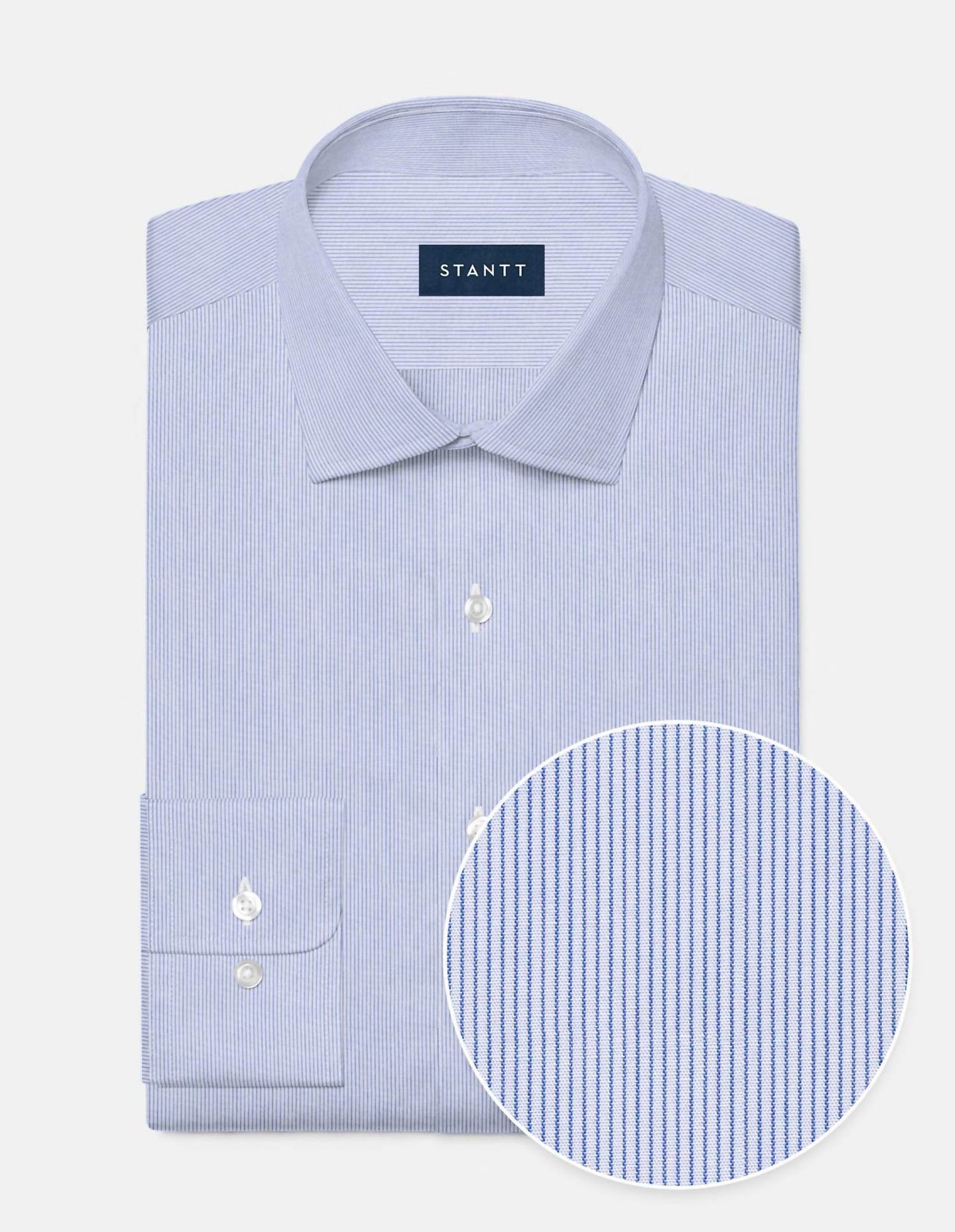 Stantt - Hairline Stripe Button Down Shirt - Rack Hunt -