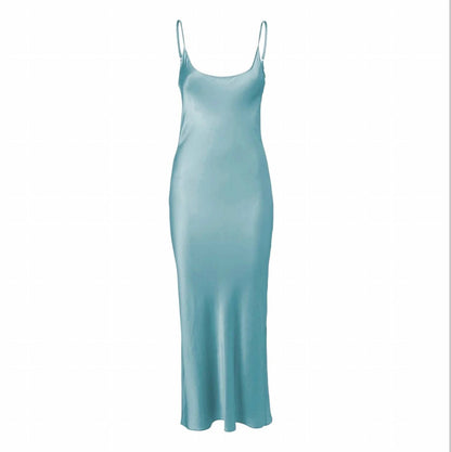 Kelly Stretch Silk Slip Dress