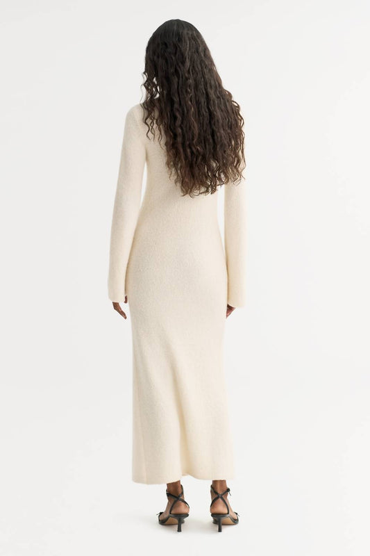 Boucle Long Sleeve Dress