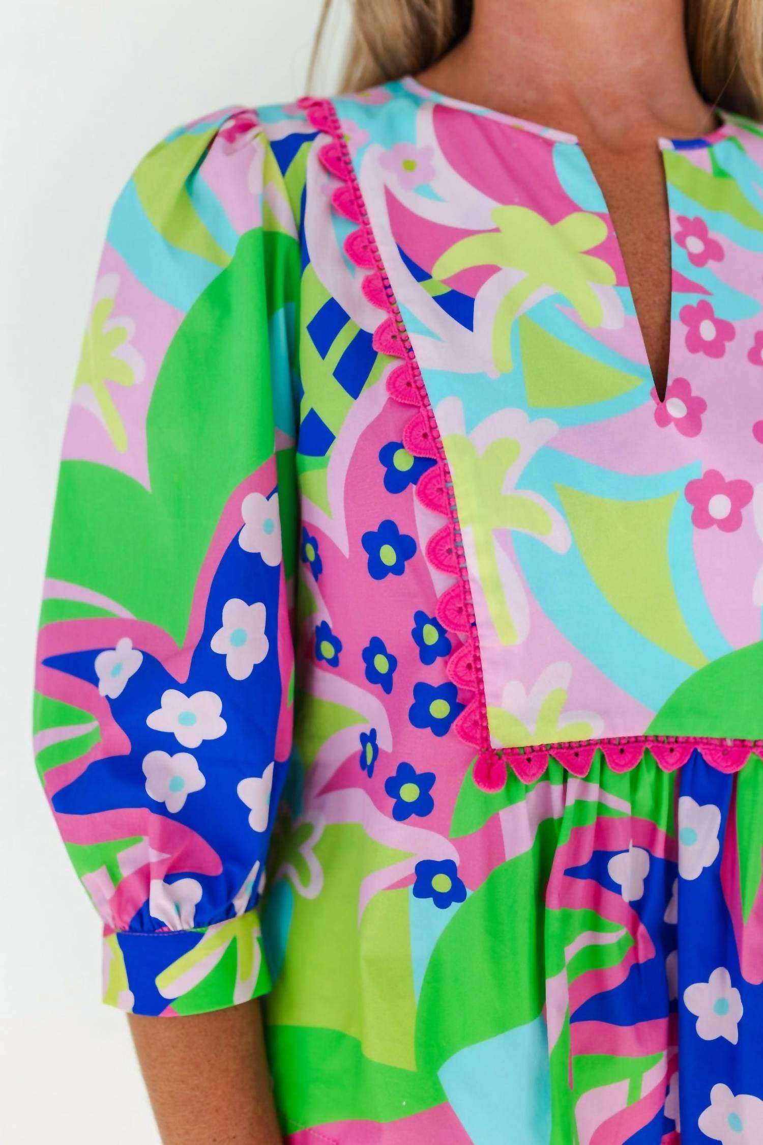 Mary George - Stella Poplin Top - Rack Hunt -