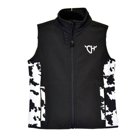 Cowboy Hardware - Kid's Cow Print Vest - Rack Hunt -