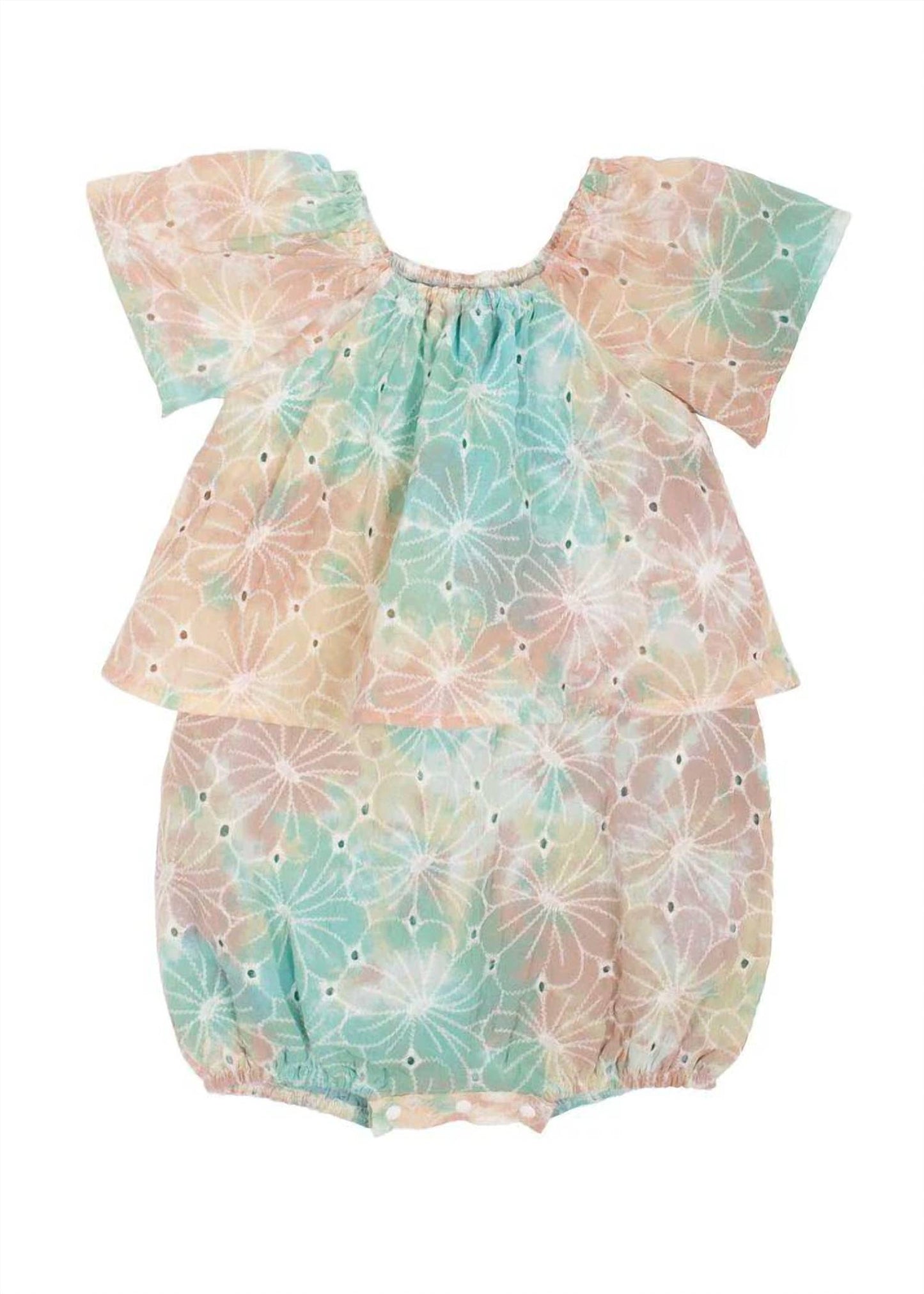 Floral Eyelet Onesie