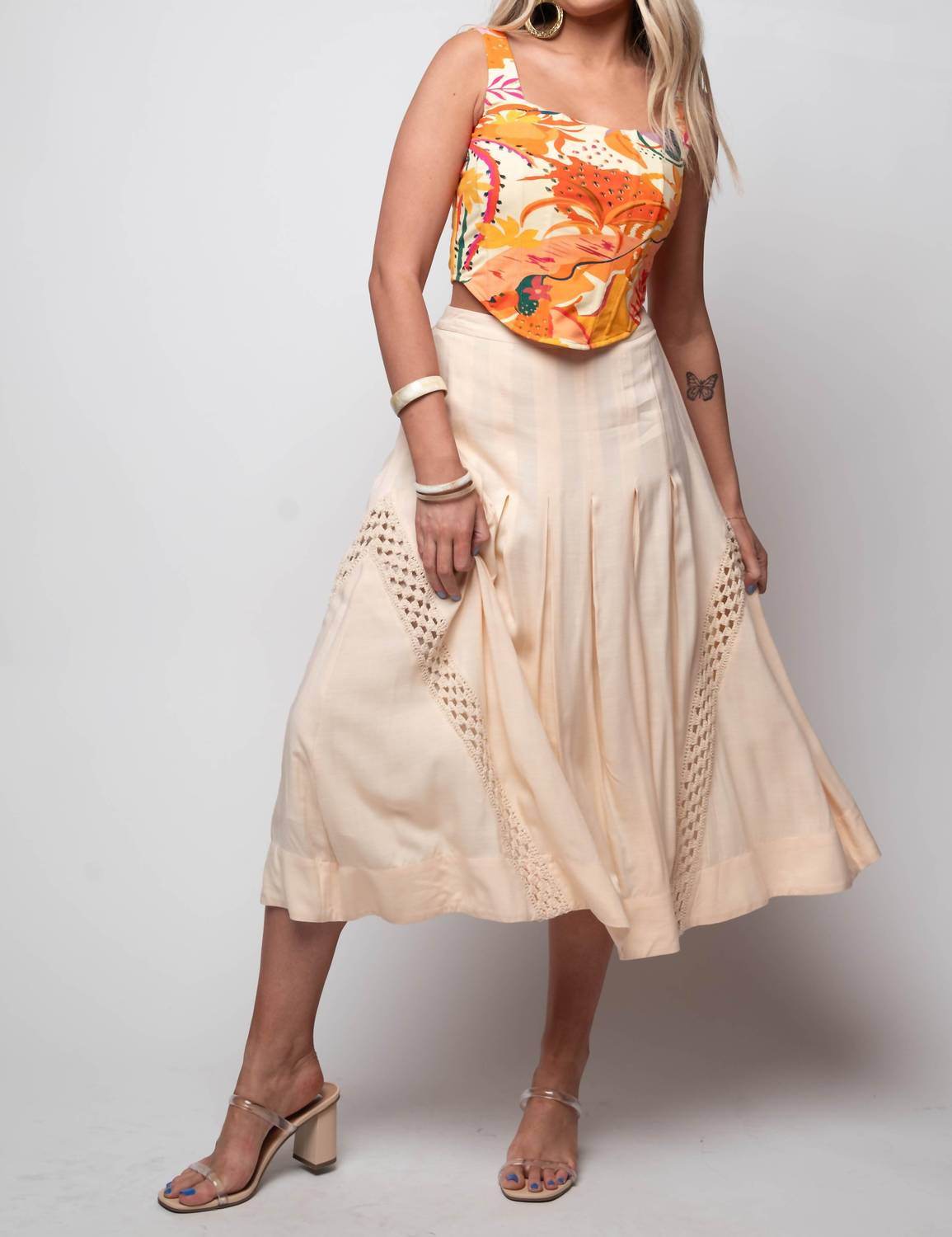 Ash & Eden - Adeena Crochet Skirt - Rack Hunt -