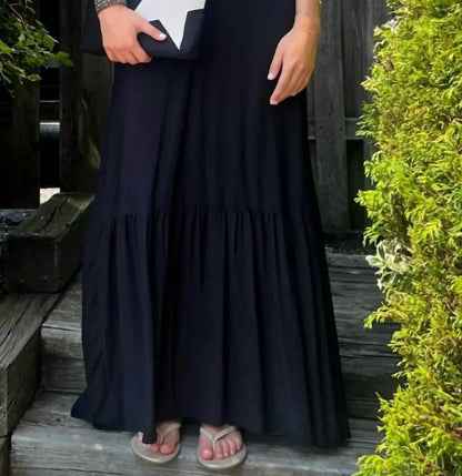 Dixie - Sofie Tiered V Neck Long Dress - Rack Hunt