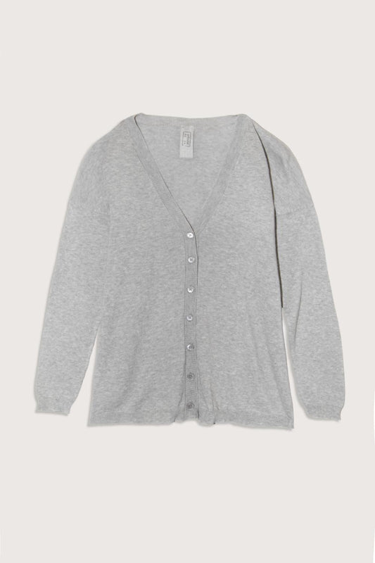 Women's Cotton V-neck Cardigan