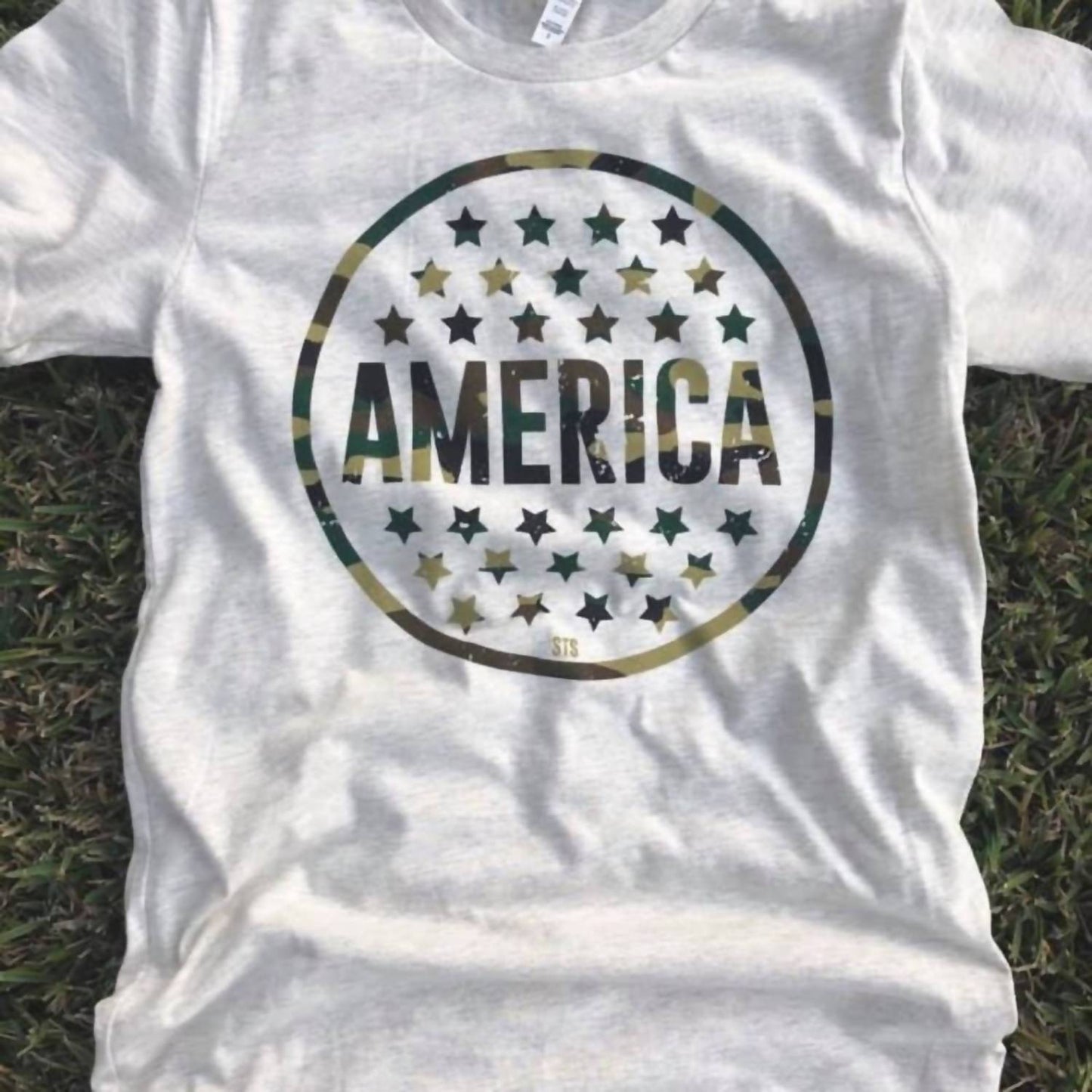Camo America Graphic Tee