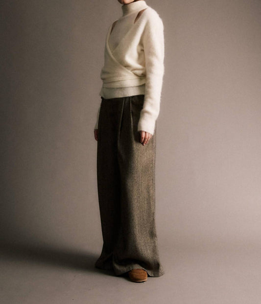 Michelle Crossed V-neck Sweater