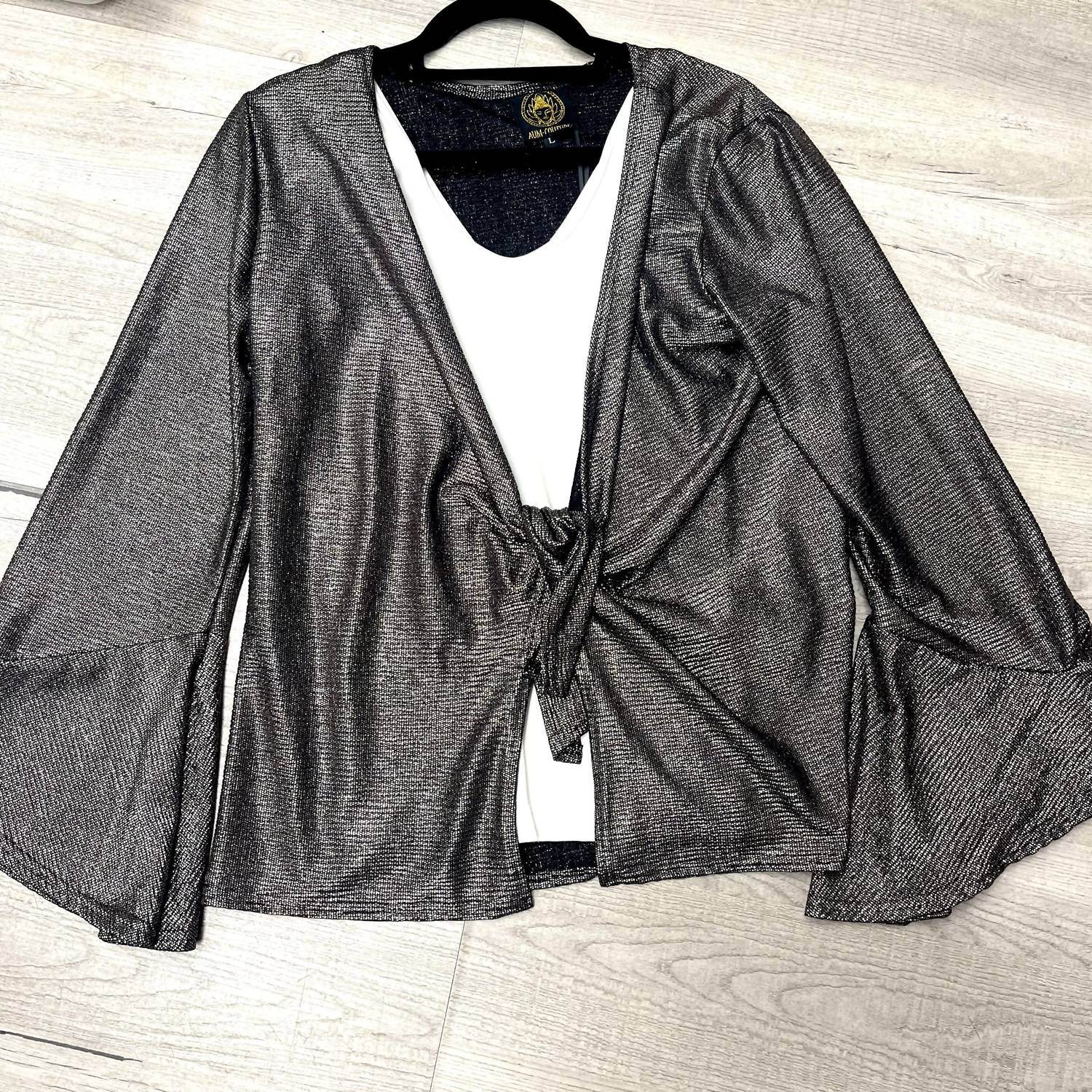 Accessorize Me - Lurex Bell Top Wrap Jacket - Rack Hunt -