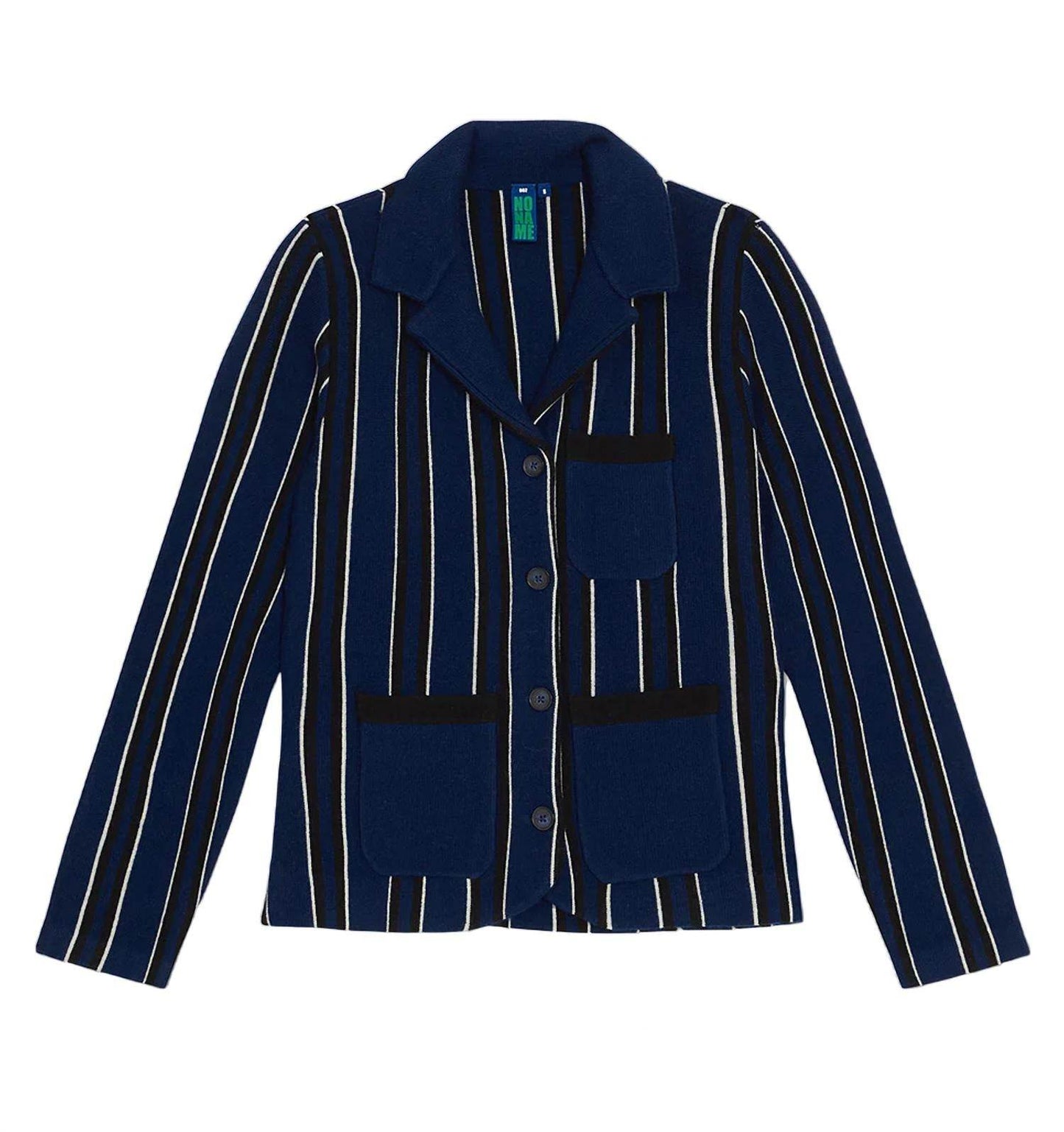Noname - Women's Prep Pinstripe Blazer - Rack Hunt -
