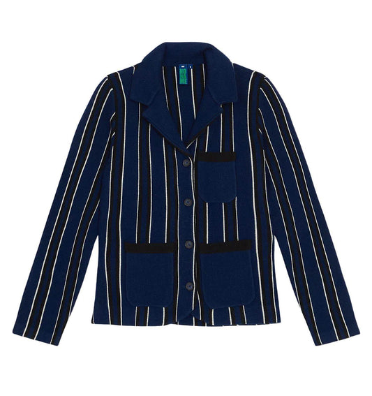 Noname - Women's Prep Pinstripe Blazer - Rack Hunt -
