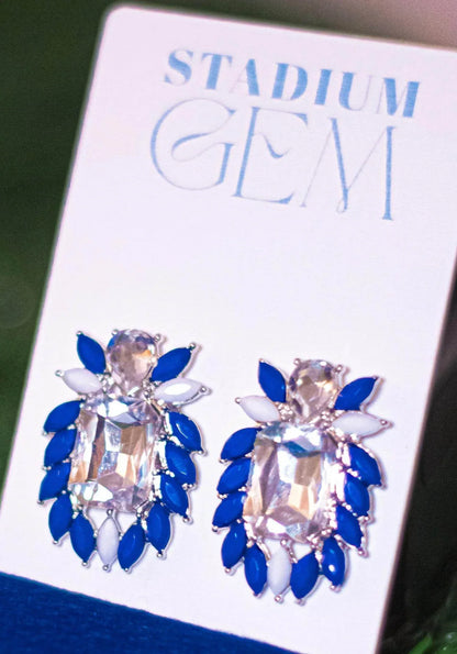 Stadium Gem - Women's Game Day Glam Cluster Earrings - Rack Hunt