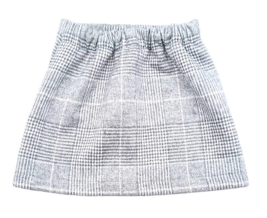 Girls Plaid Flat Front Skirt