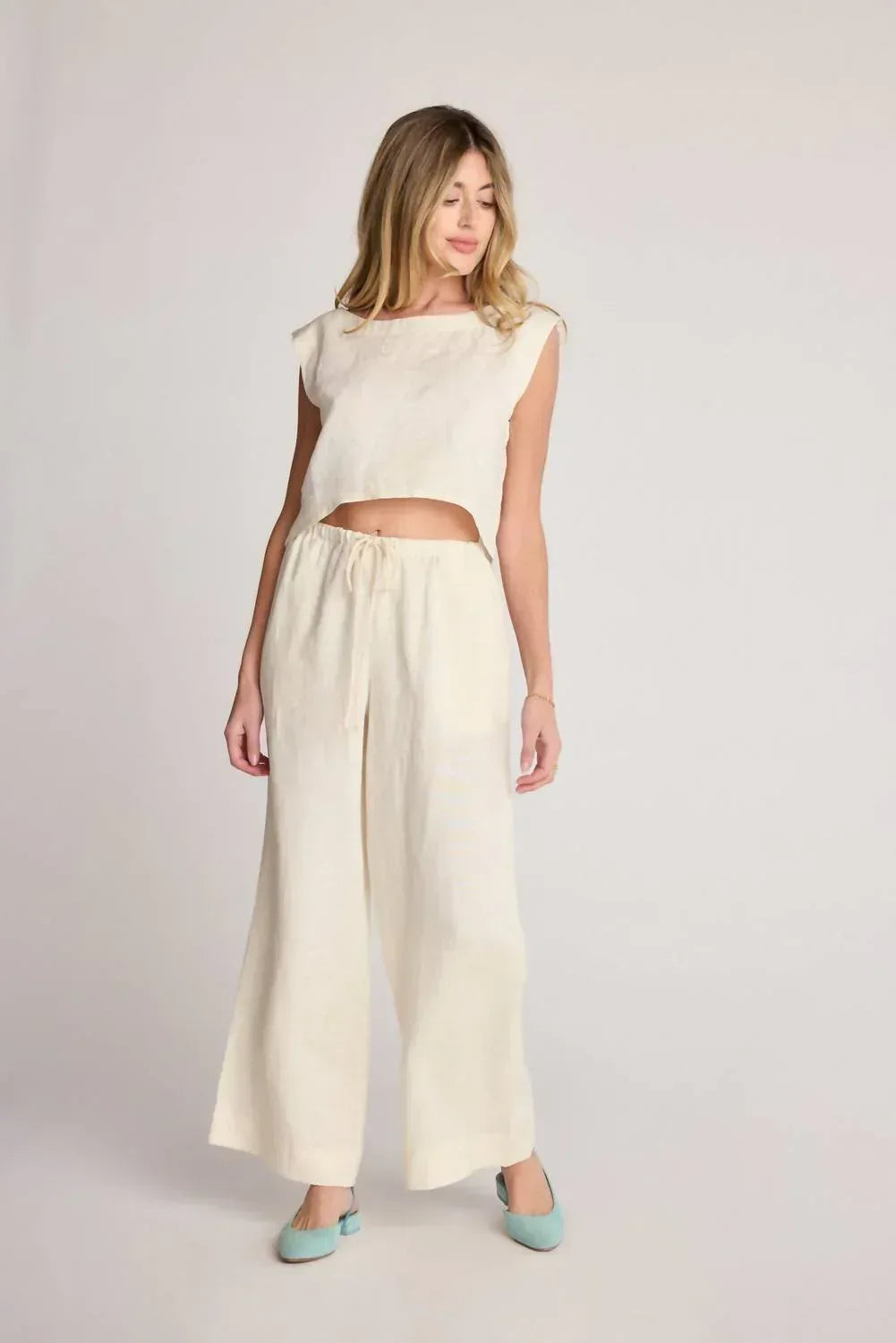 Sunday Ritual - Women's Elena Linen Top - Rack Hunt