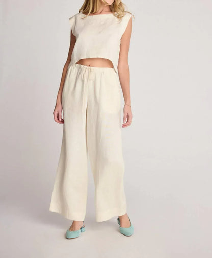Sunday Ritual - Women's Elena Linen Top - Rack Hunt