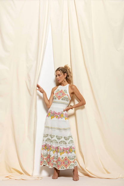 Tropical Long Dress