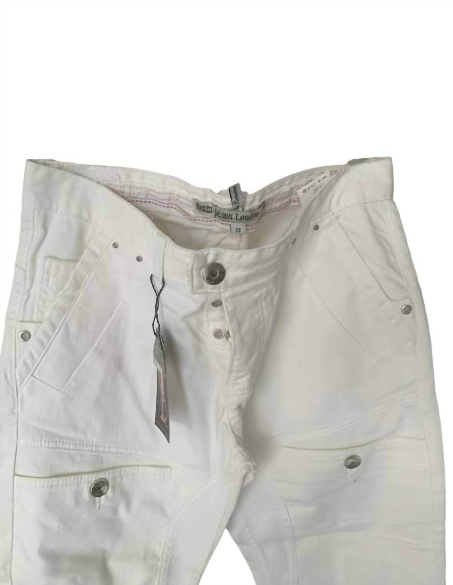 RNT23 - Men's Mid Rise Vintage Denim Jeans With Hand Embellished Details - Rack Hunt -