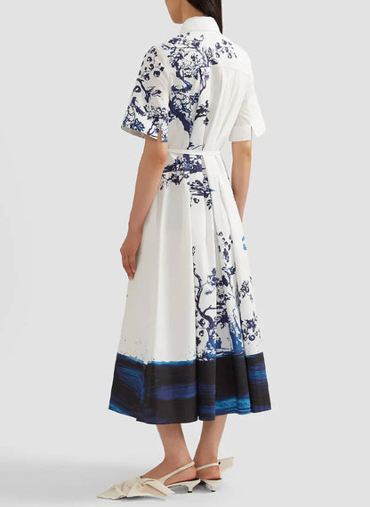 Short Sleeve Shirt Dress