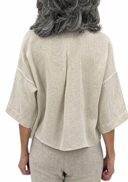 Short Linen Shirt
