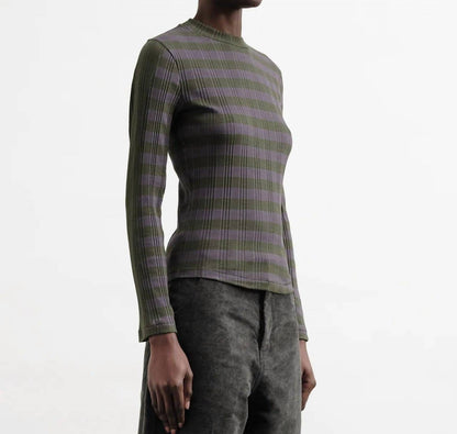 High Rains Striped Top