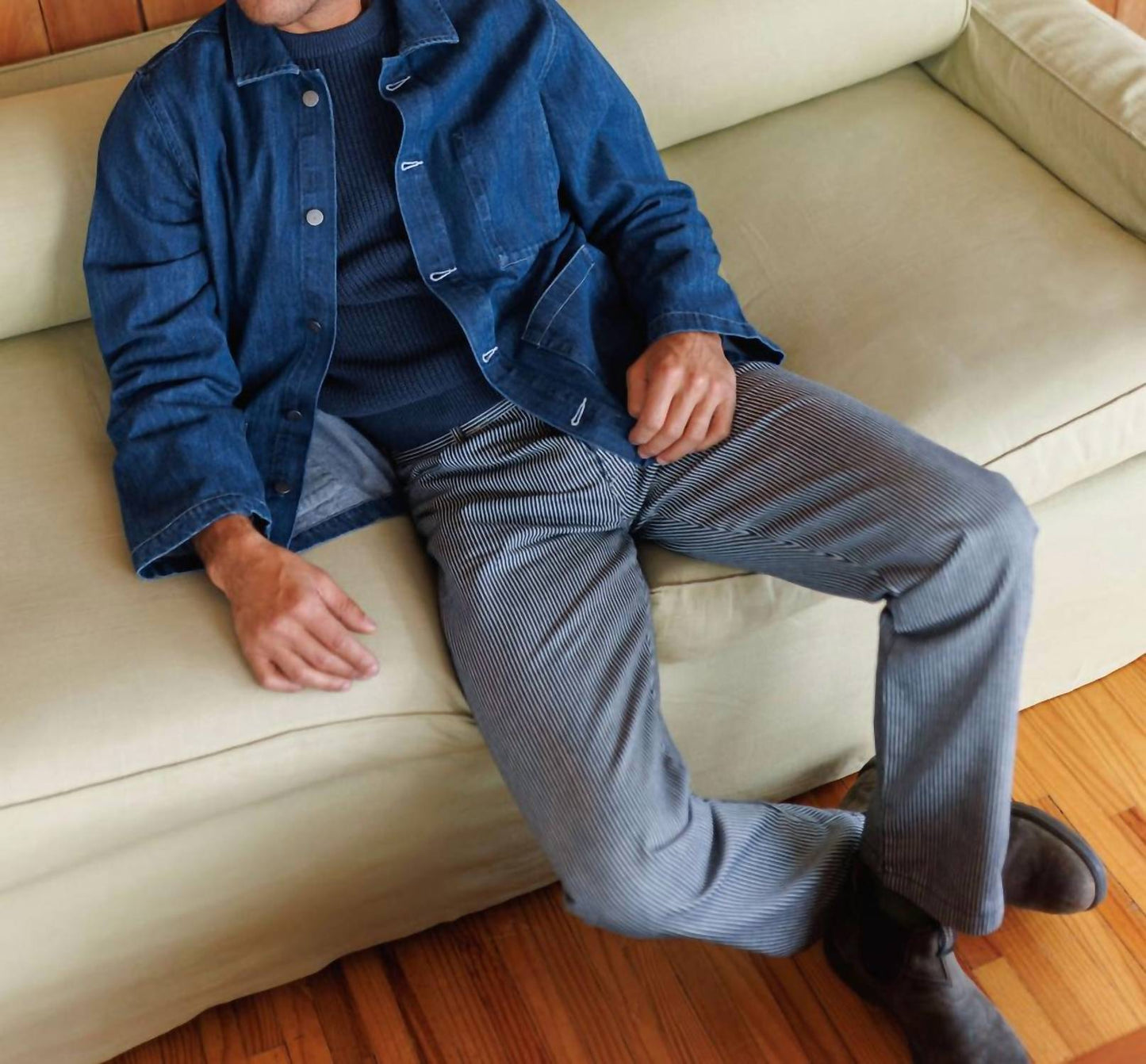 Button Front Denim Kite Jacket