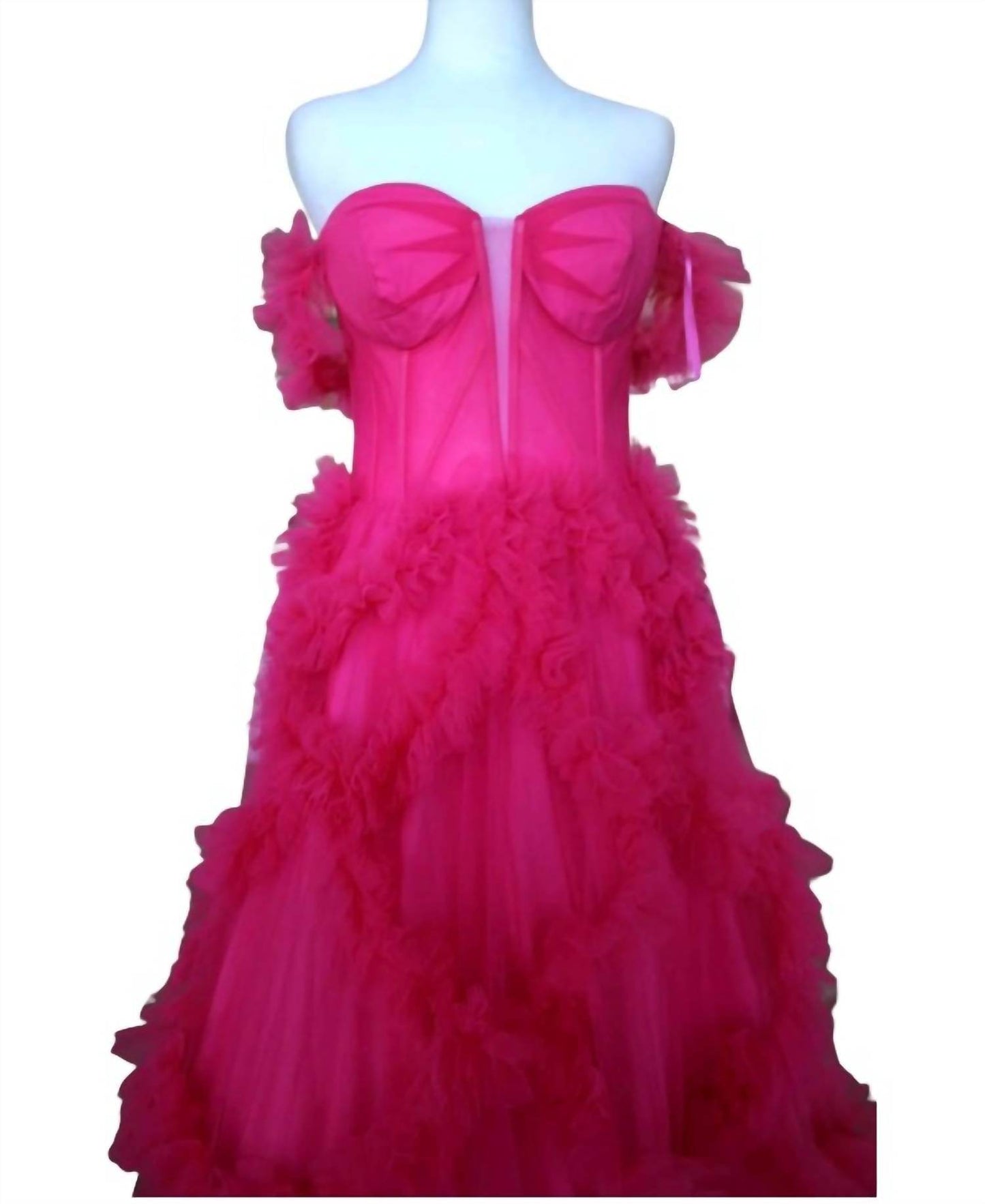 Juliet - Women's A-line Off The Shoulder Prom Dress - Rack Hunt -