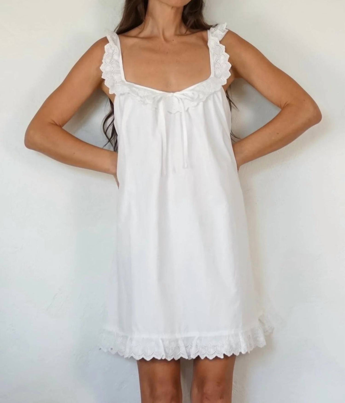 Monaco Cotton Mini Dress