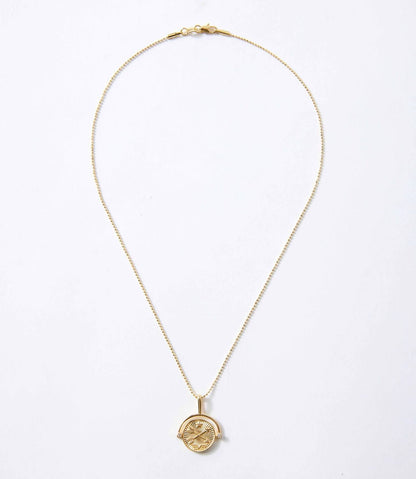 Women's Compass Swivel Pendant Necklace