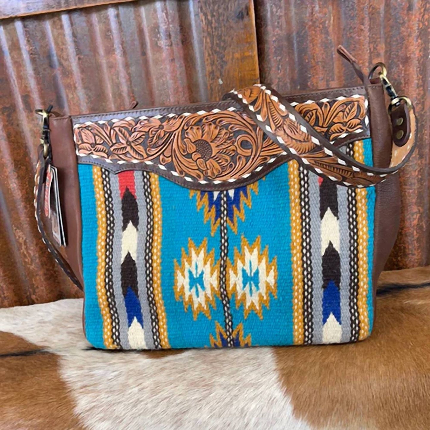 Women's Saddle Blanket Crossbody Messenger Bag