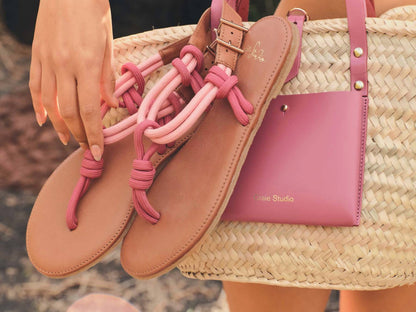 Women's Leather Rope Comfort Sandals