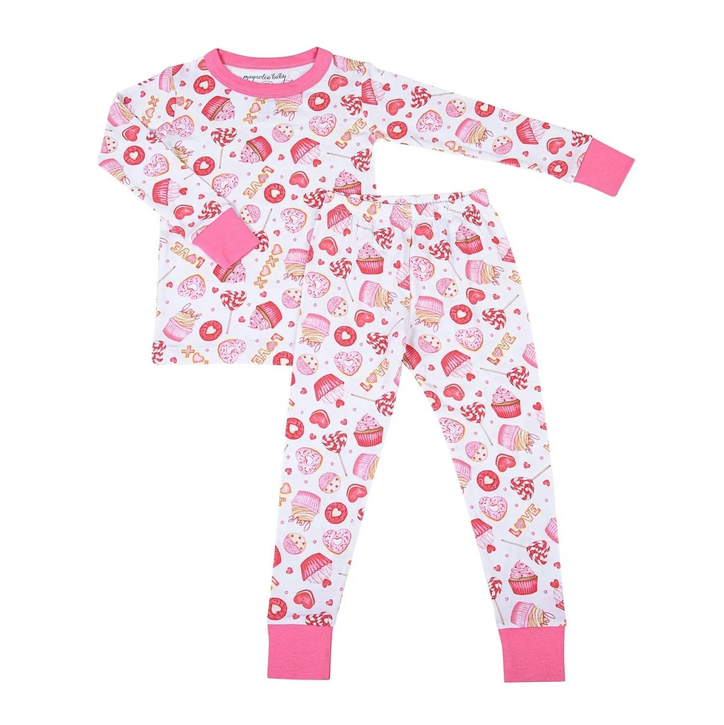 Girl's Xoxo Sweets Long Pajamas