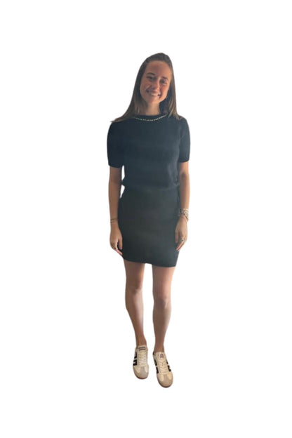 Brushed Cashmere Mini Skirt