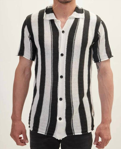Button-Down Knitted Shirt