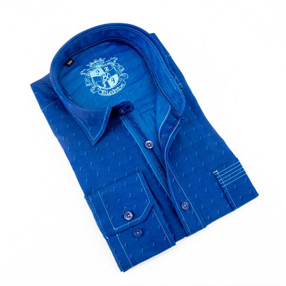 Men's Jacquard Button Down Shirt