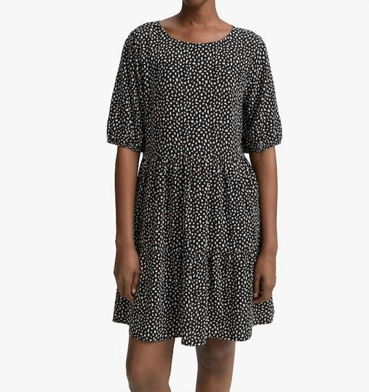 Ditsy Floral Print Mini Dress With Ruffle Sleeve