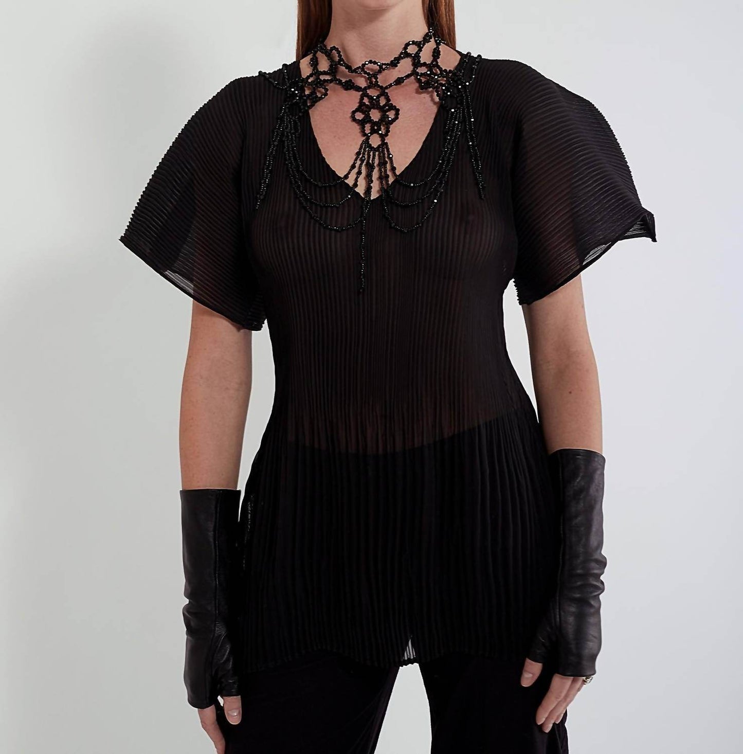 Nin Studio - Medusa V Neck Top - Rack Hunt