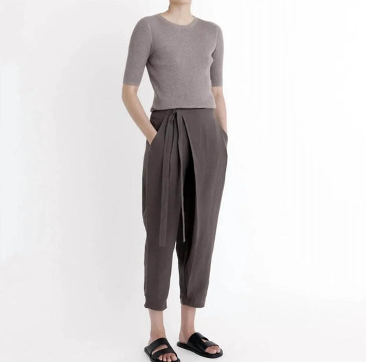 7115 by SZEKI - Ribbed Short Sleeve Top - Rack Hunt