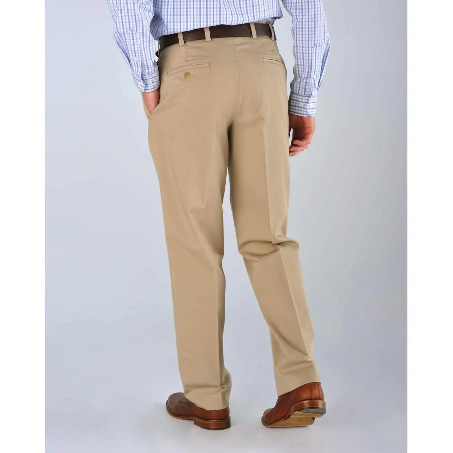 Men's Pleated Classic Fit Vintage Twills Pants