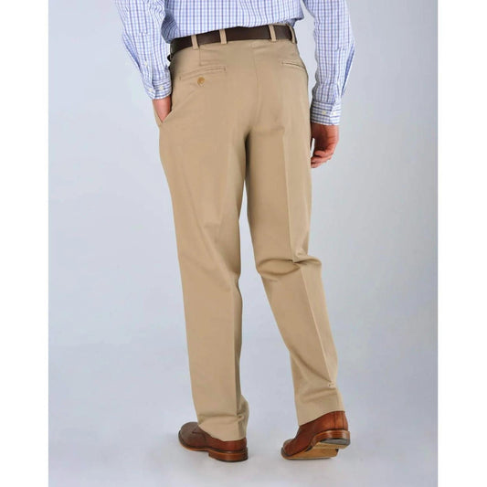 Men's Pleated Classic Fit Vintage Twills Pants