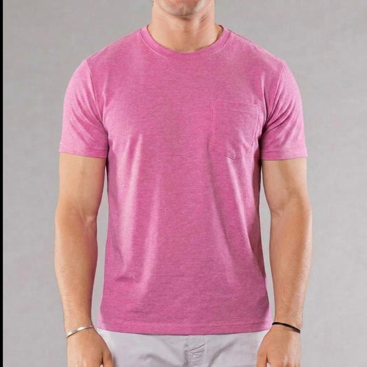 Solid Crew Neck T Shirt