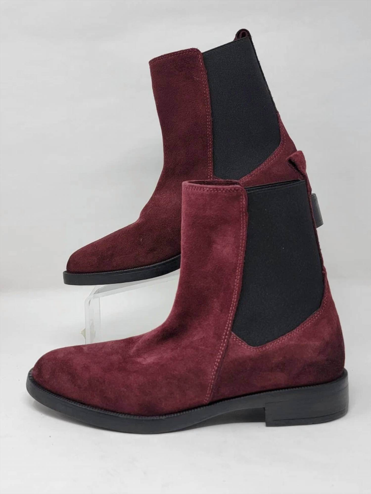 Emanuele Crasto - Women's Mid Calf Leather Boots - Rack Hunt -