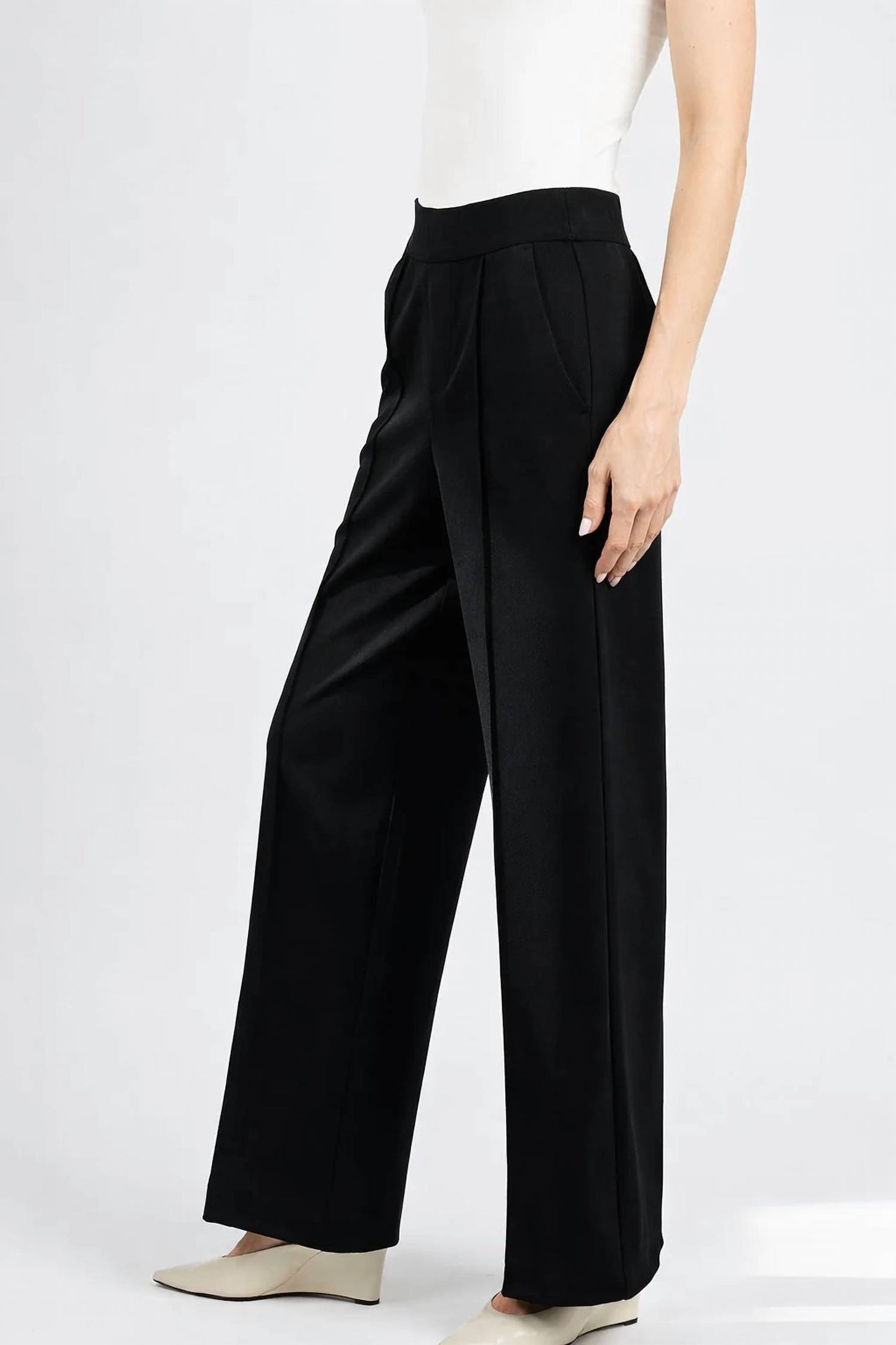 Pull-on Straight Pants