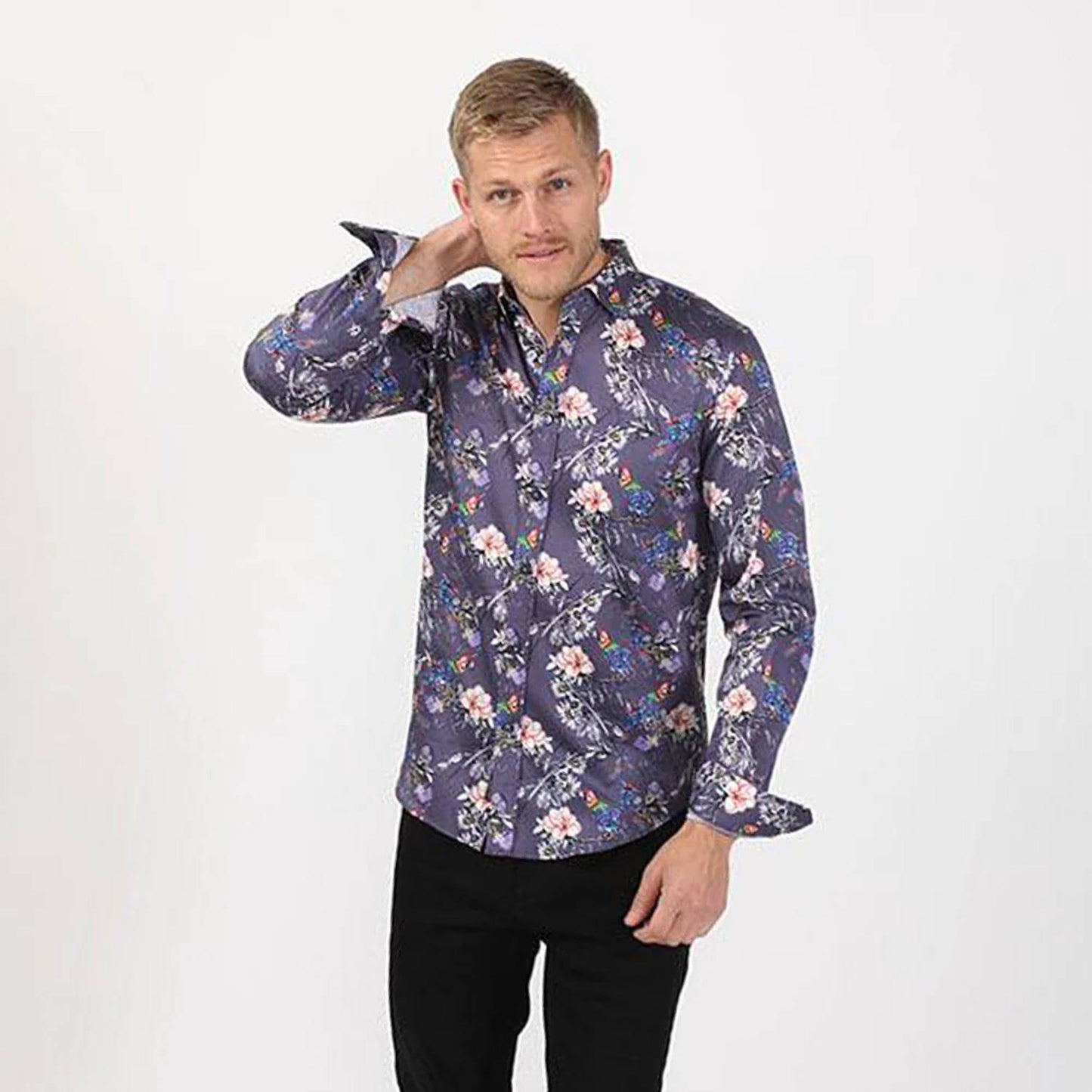 Tropical Island Button Down Shirt