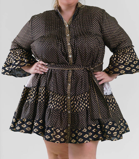 Pep's Cannes - Short Net Print Mini Dress - Plus - Rack Hunt