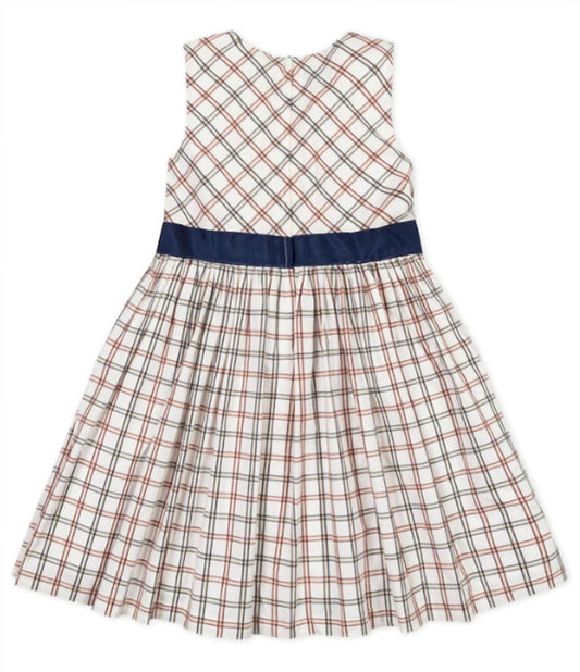 Kid's Organic Stretch Poplin Sash Dress