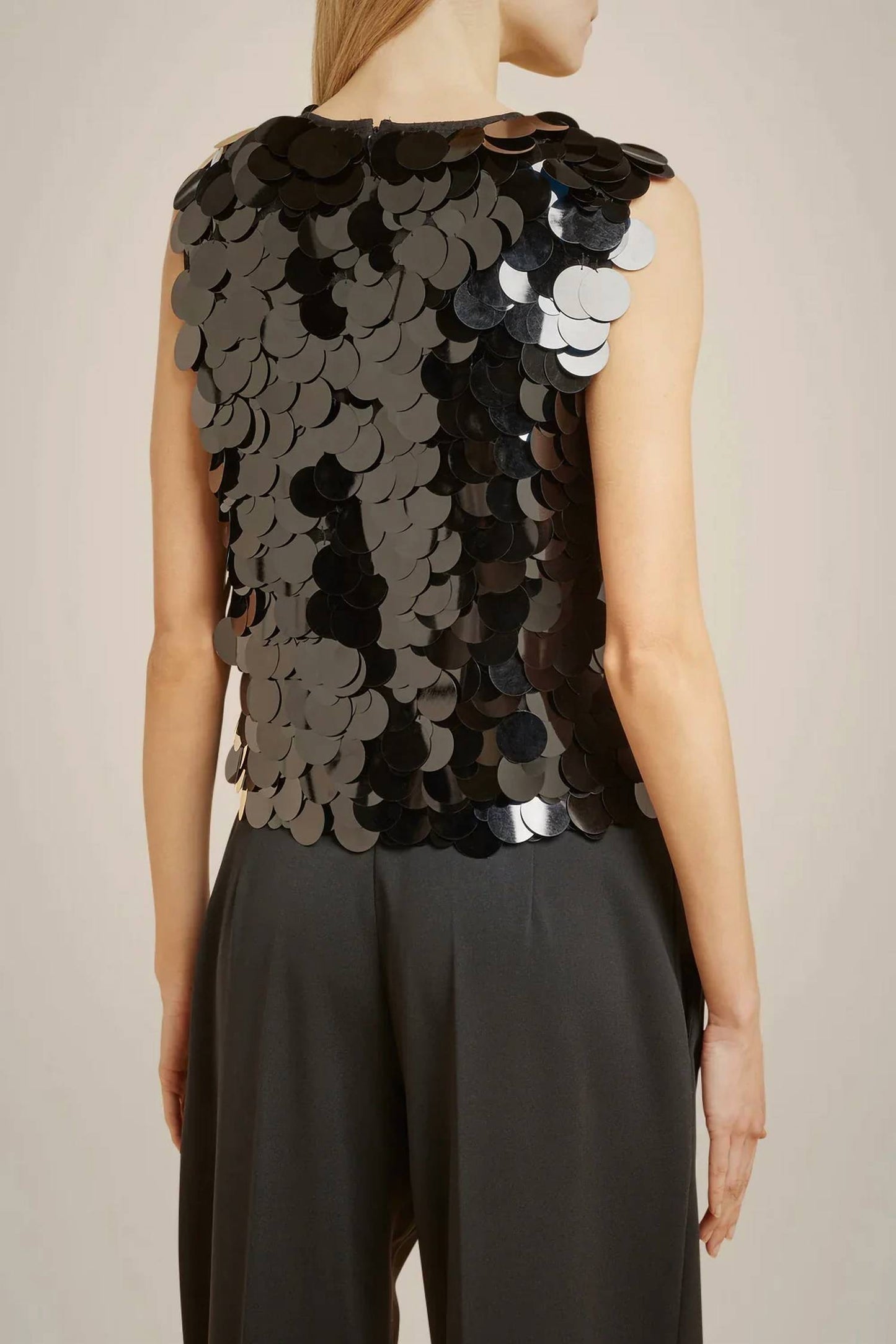 Macro Sequin Top