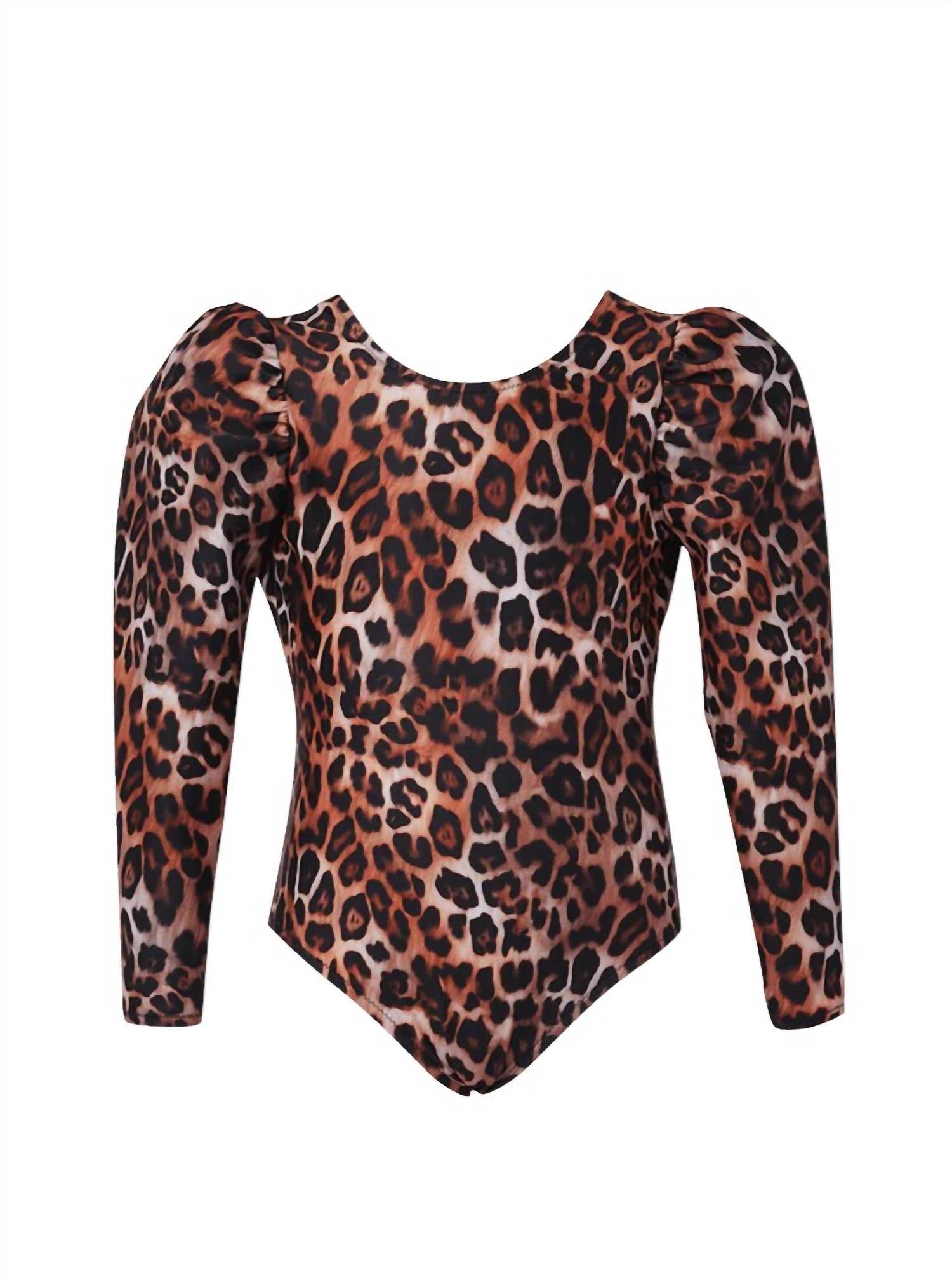 Lia Sahara - Girl's Puffed Long Sleeves One Piece - Rack Hunt -
