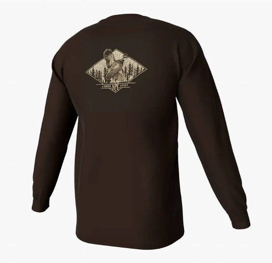 Southern Point Co. - Men's Diamond Quail Long Sleeve Tee - Rack Hunt